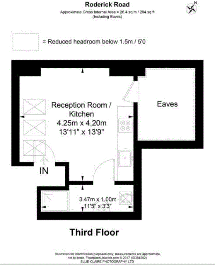 0 Bedrooms Studio to rent in Roderick Road, London NW3