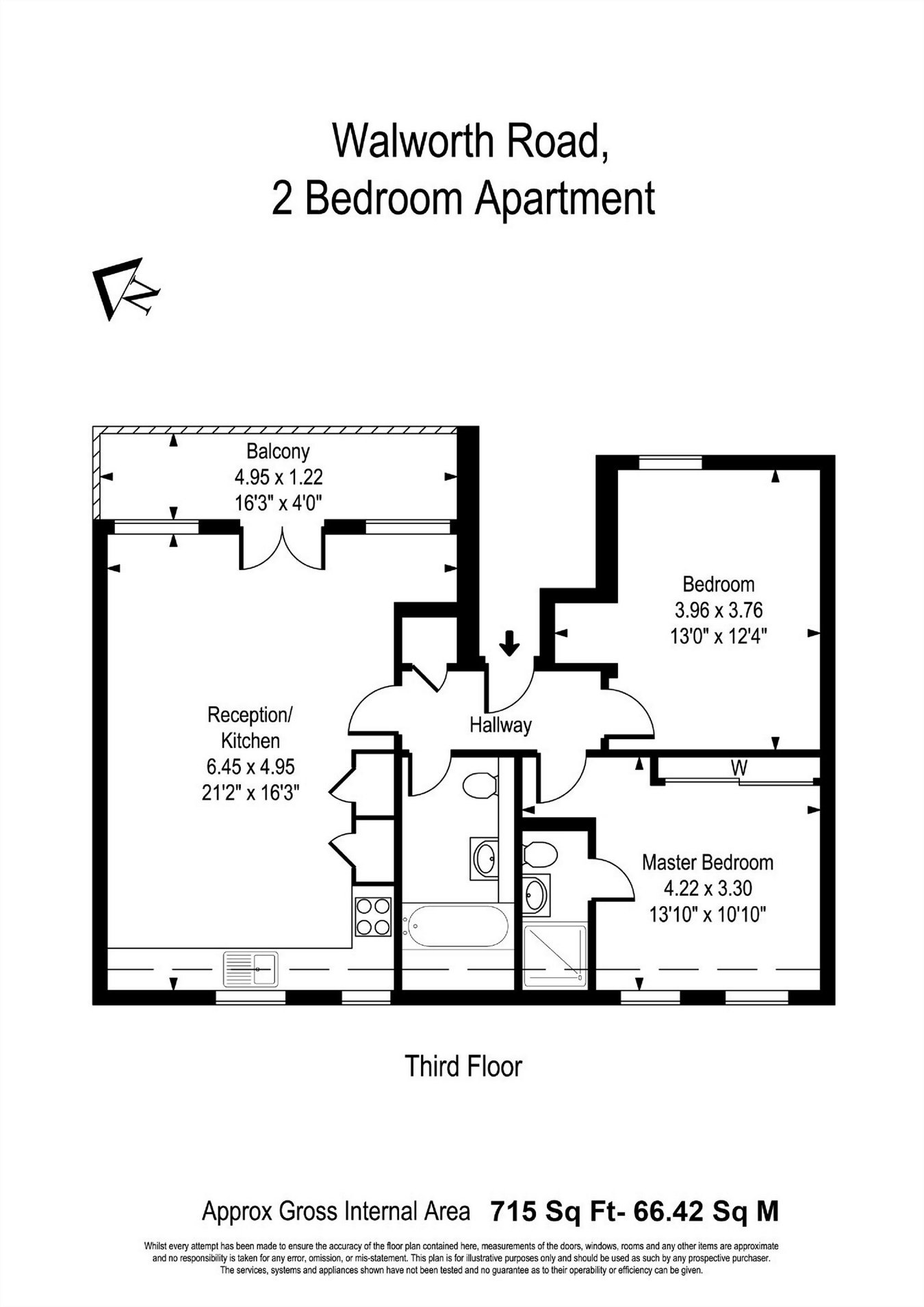 2 Bedrooms Flat to rent in Qube Apartments, 227 Walworth Road, London SE17