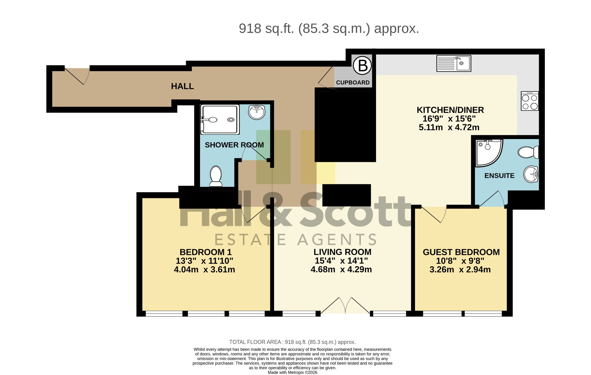 8 Salston Manor, Ottery St Mary floorplan