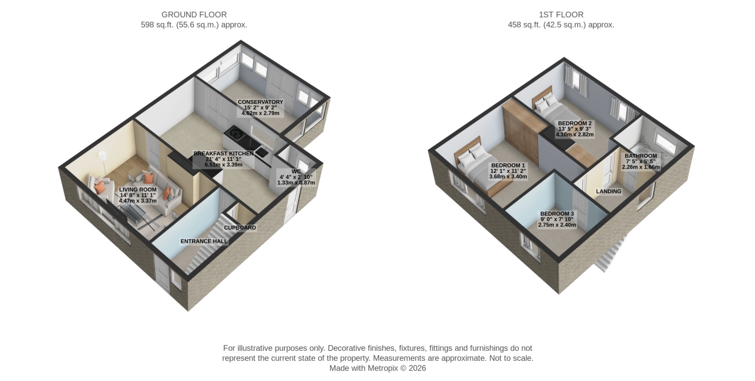 26, Alderton Crescent, Leeds floorplan