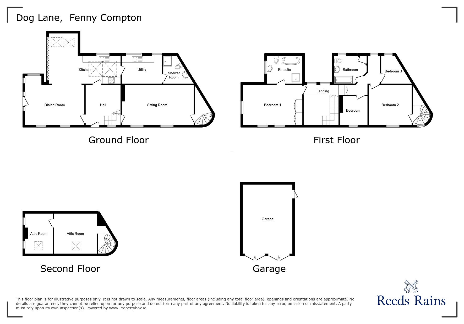 Hall Yard Cottage,, Dog Lane, Warwickshire floorplan