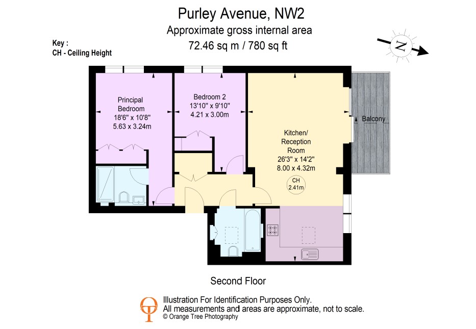 60A, Purley Avenue, London floorplan