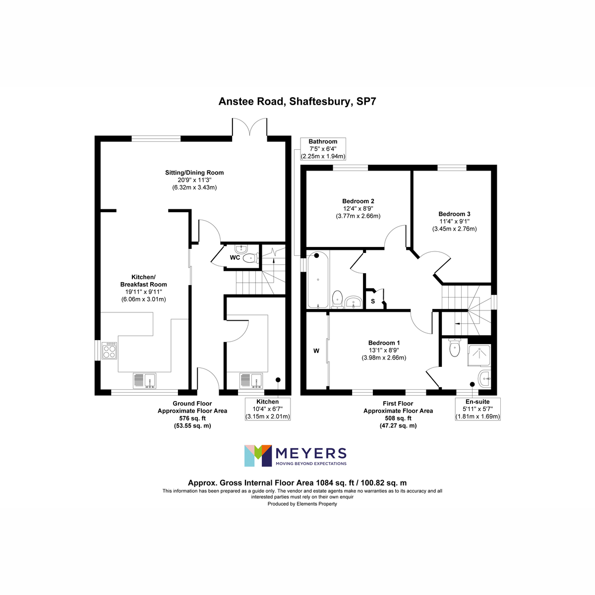 67, Anstee Road, Shaftesbury floorplan