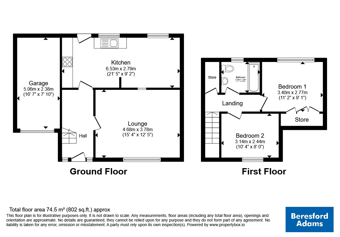 4, Vardre Park, Conwy floorplan