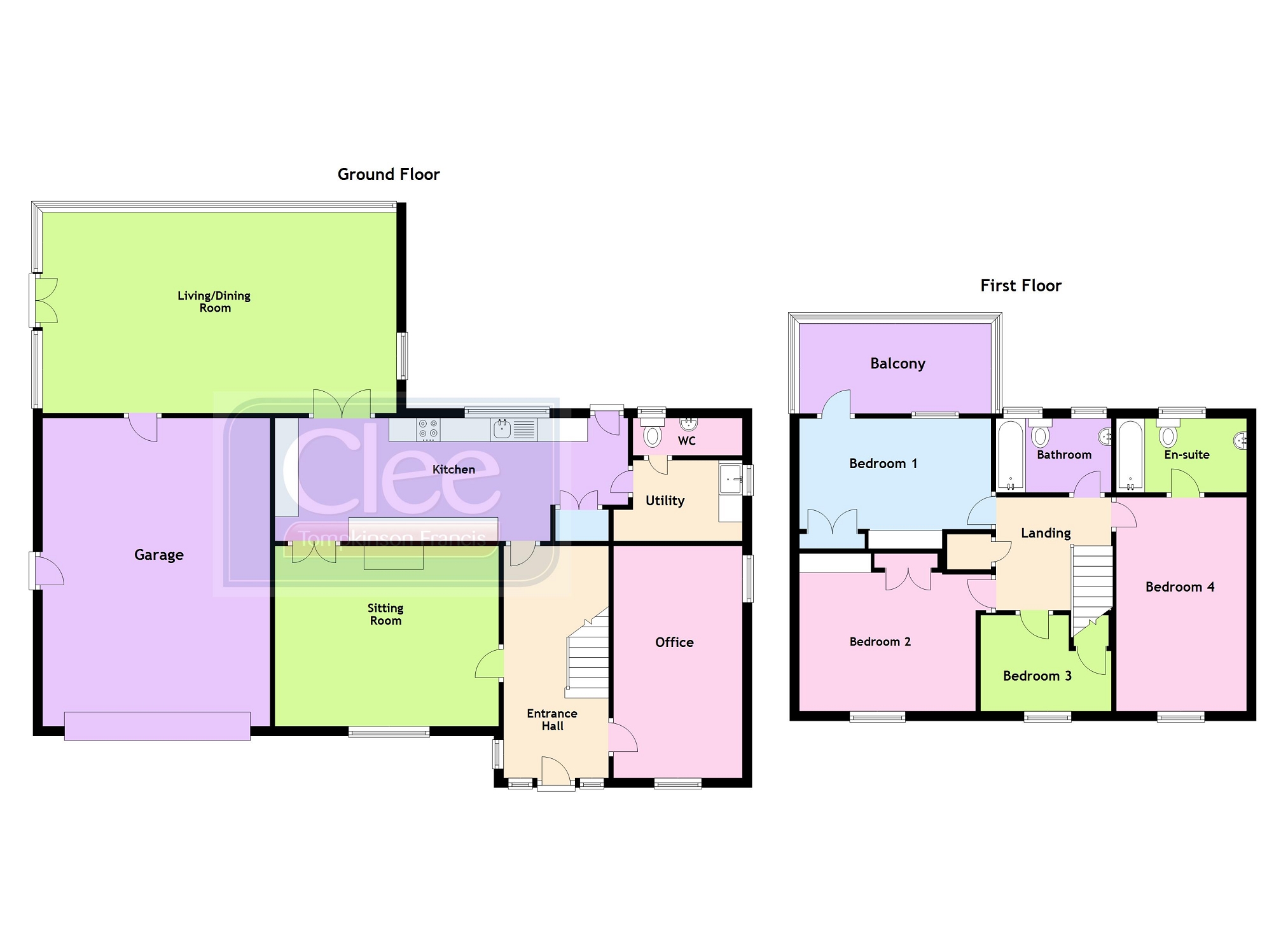 Derwen Gam, Cynghordy, Llandovery floorplan