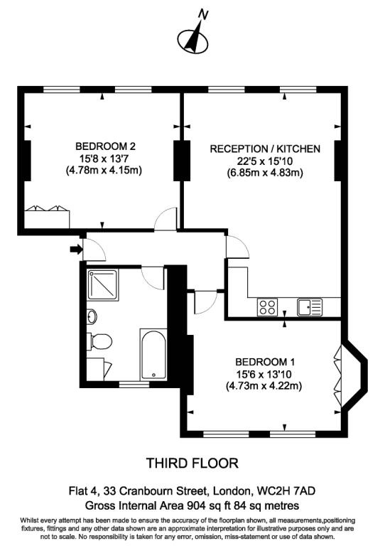 2 Bedrooms Flat to rent in Cranbourn Street, Covent Garden WC2H