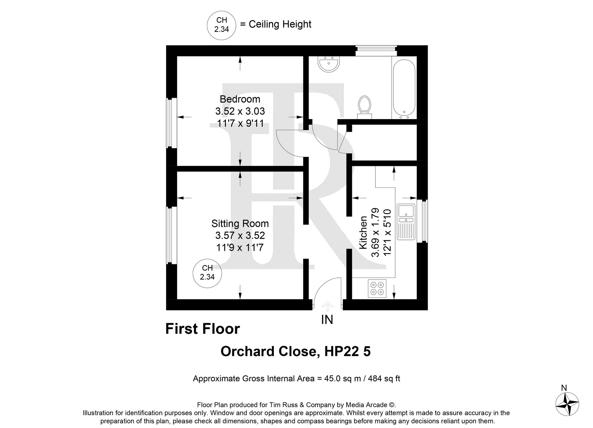 74 Orchard Close, Aylesbury floorplan