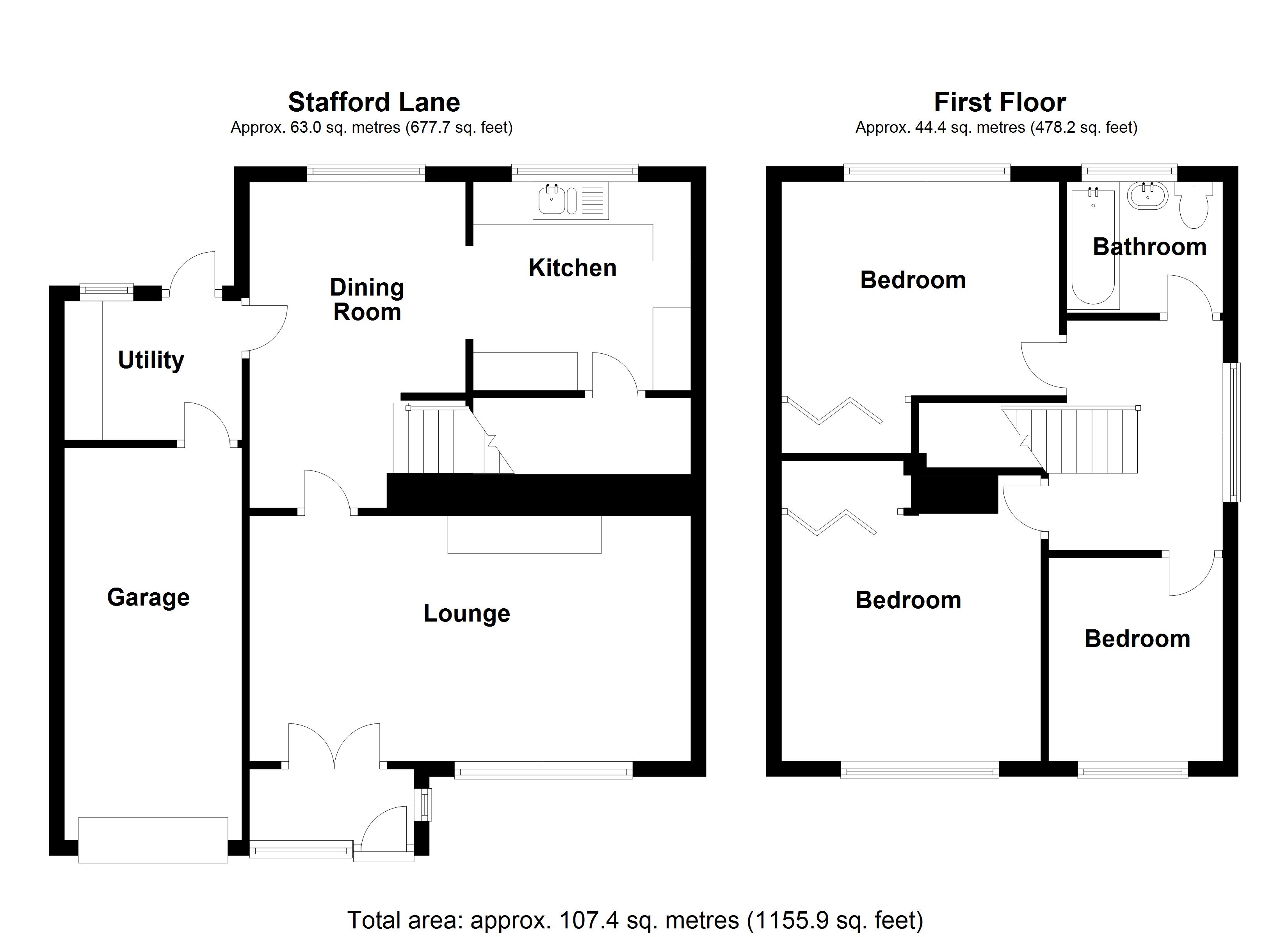 Stafford Lane, Hednesford, Cannock WS12, 3 bedroom detached house for sale 61588042
