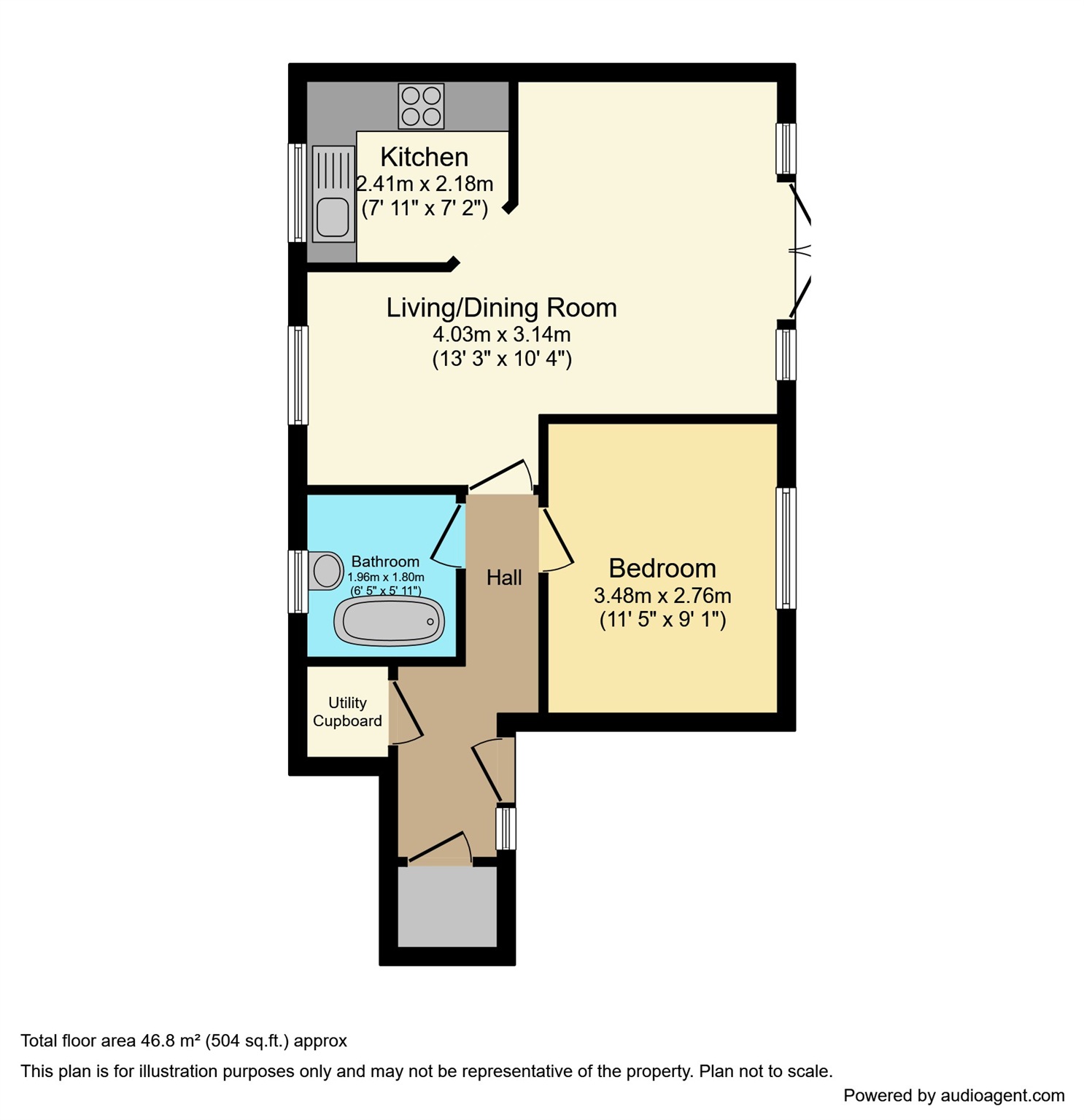 6 Scholars Rise, Wharton Road, Winsford floorplan