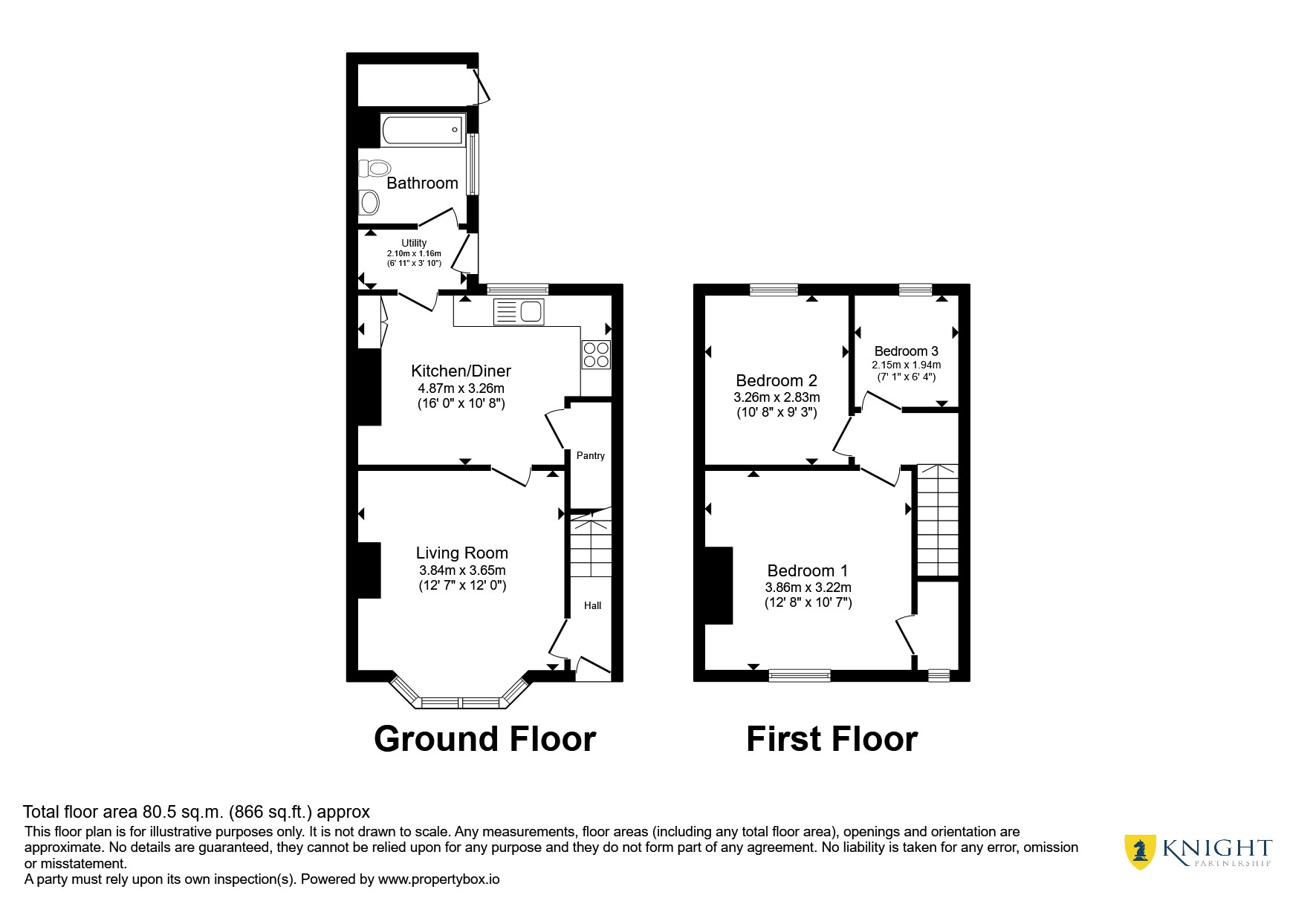 16, Old Leicester Road, Peterborough floorplan