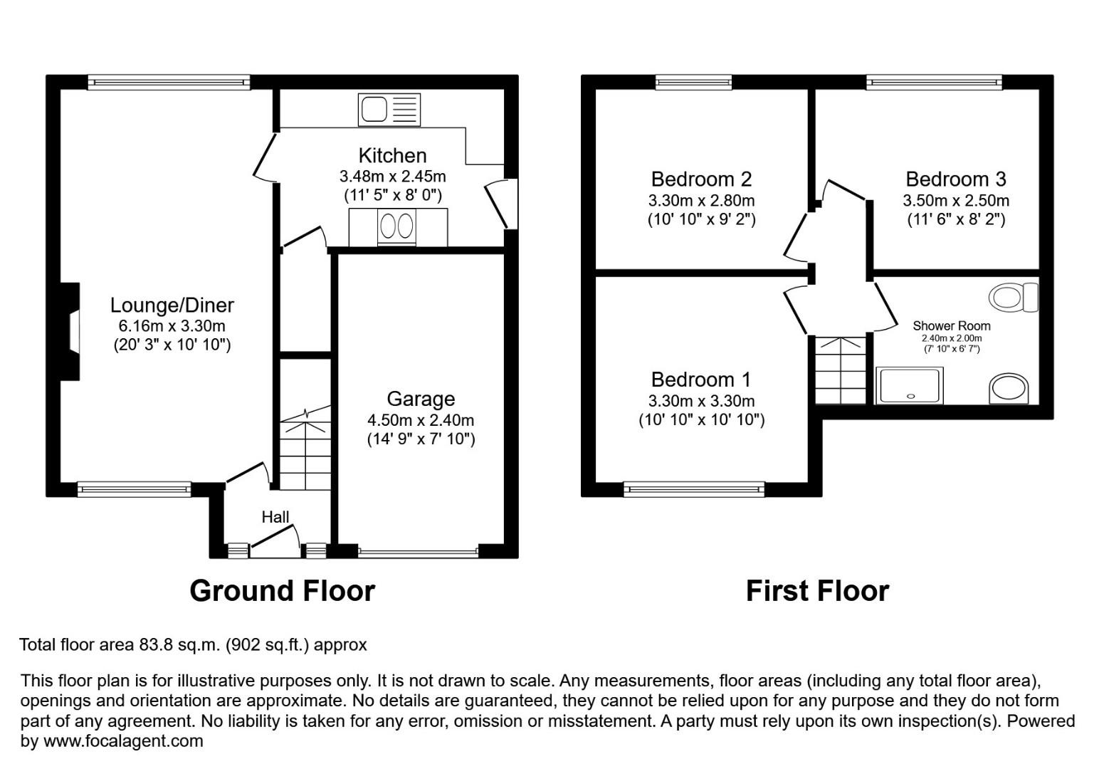 28, Coppice Rise, Harrogate floorplan
