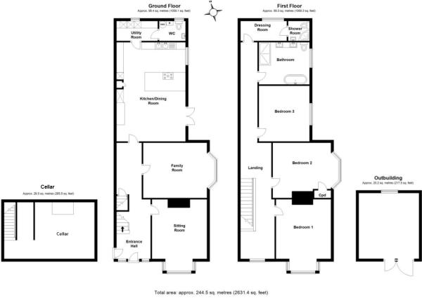 3 Bedrooms Semi-detached house for sale in Cambridge Road, Linton, Cambridge CB21