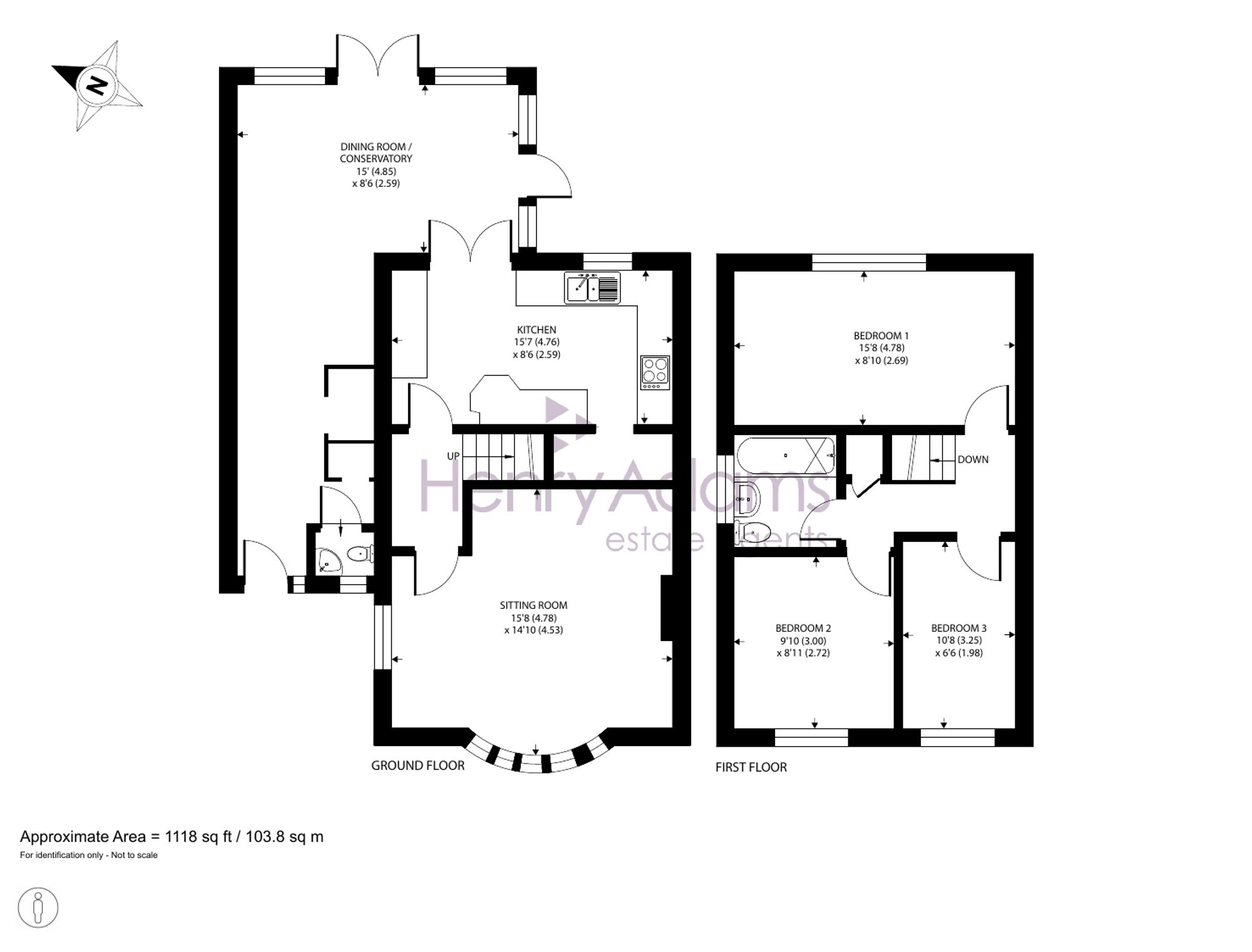 1 Blenheim Gardens, Chichester floorplan