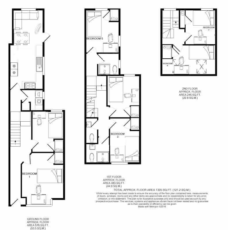 189, Fawcett Road, Portsmouth floorplan