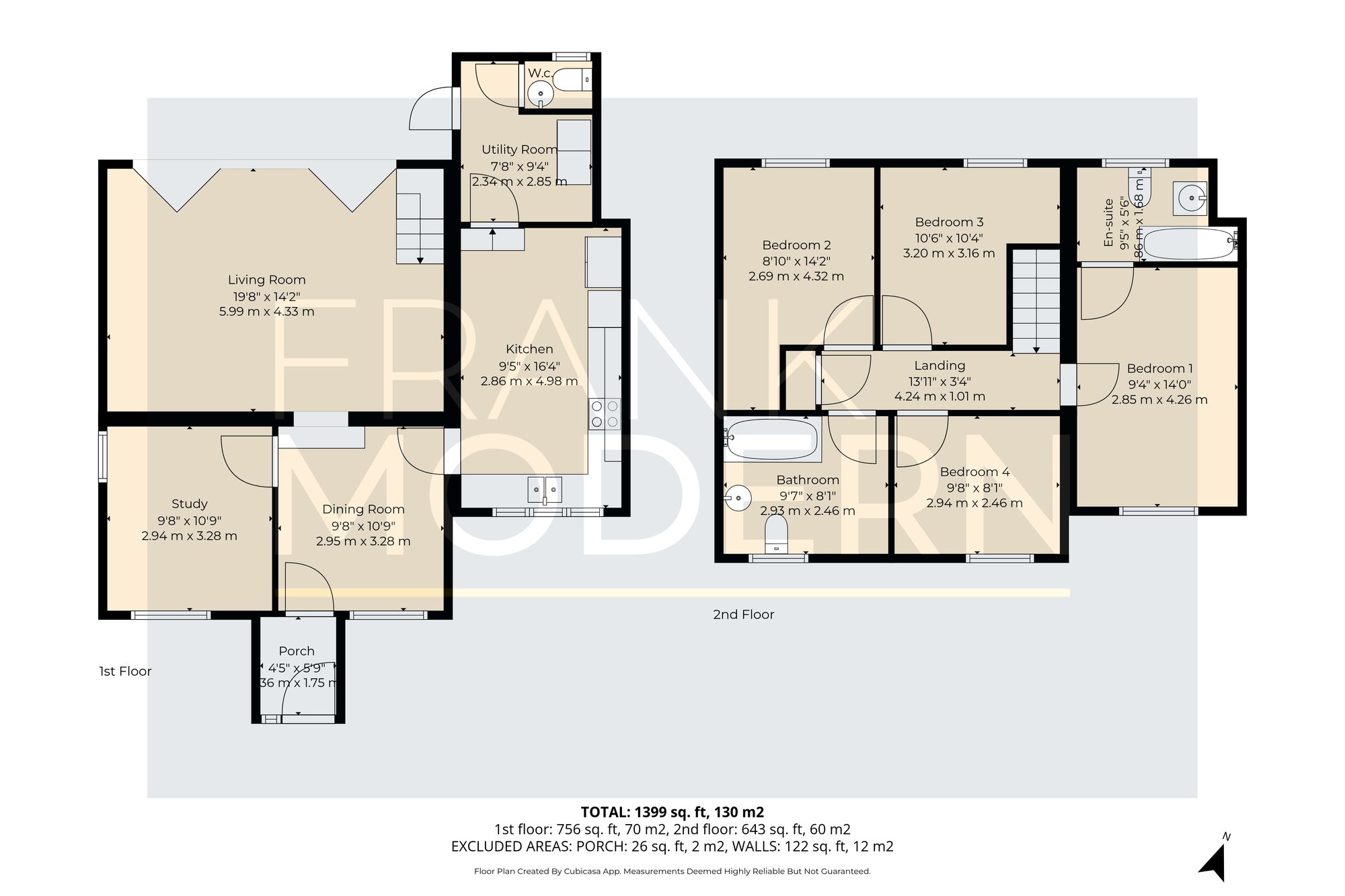 West Lodge, Bourne floorplan