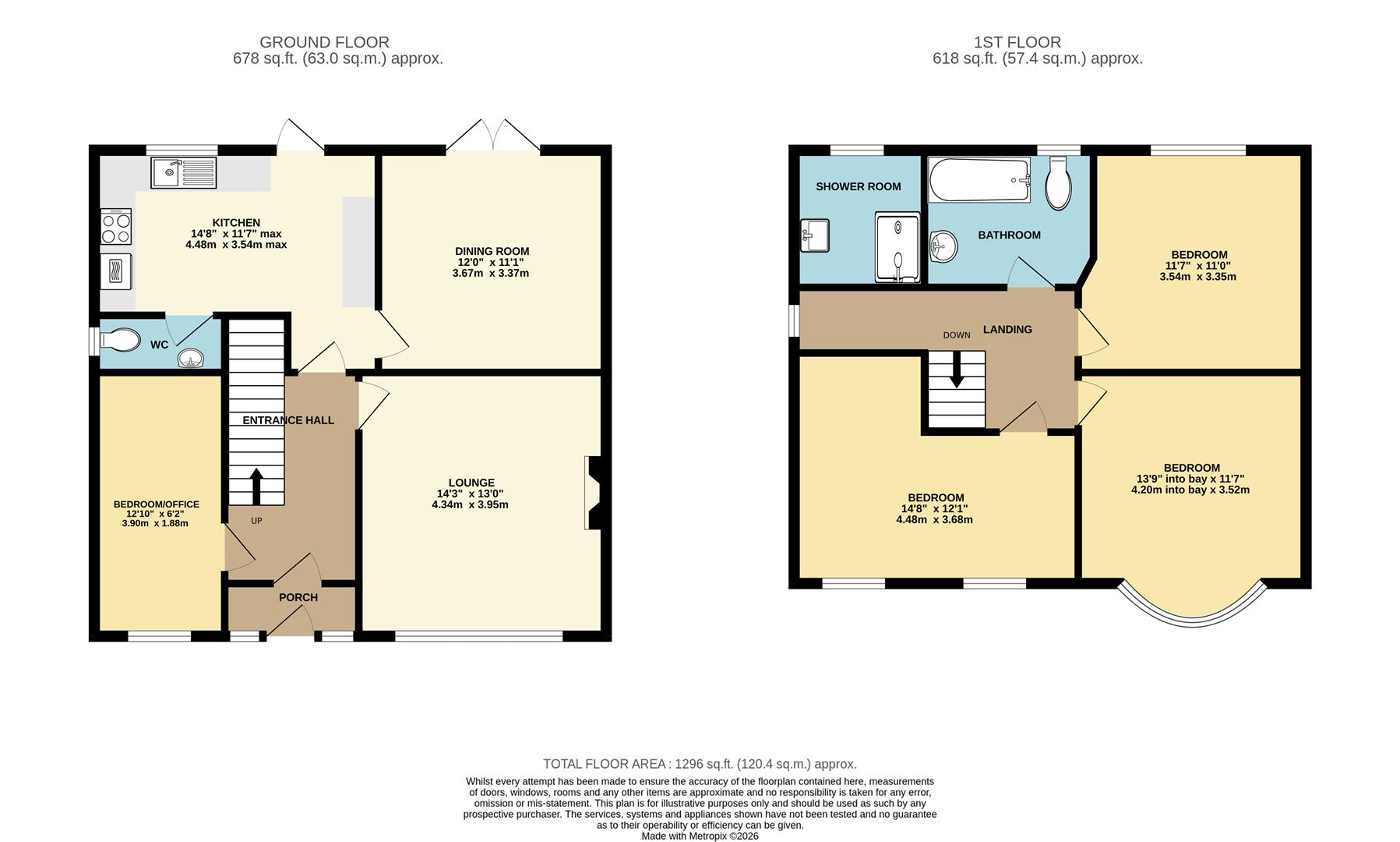 33, Eton Road, Orpington floorplan