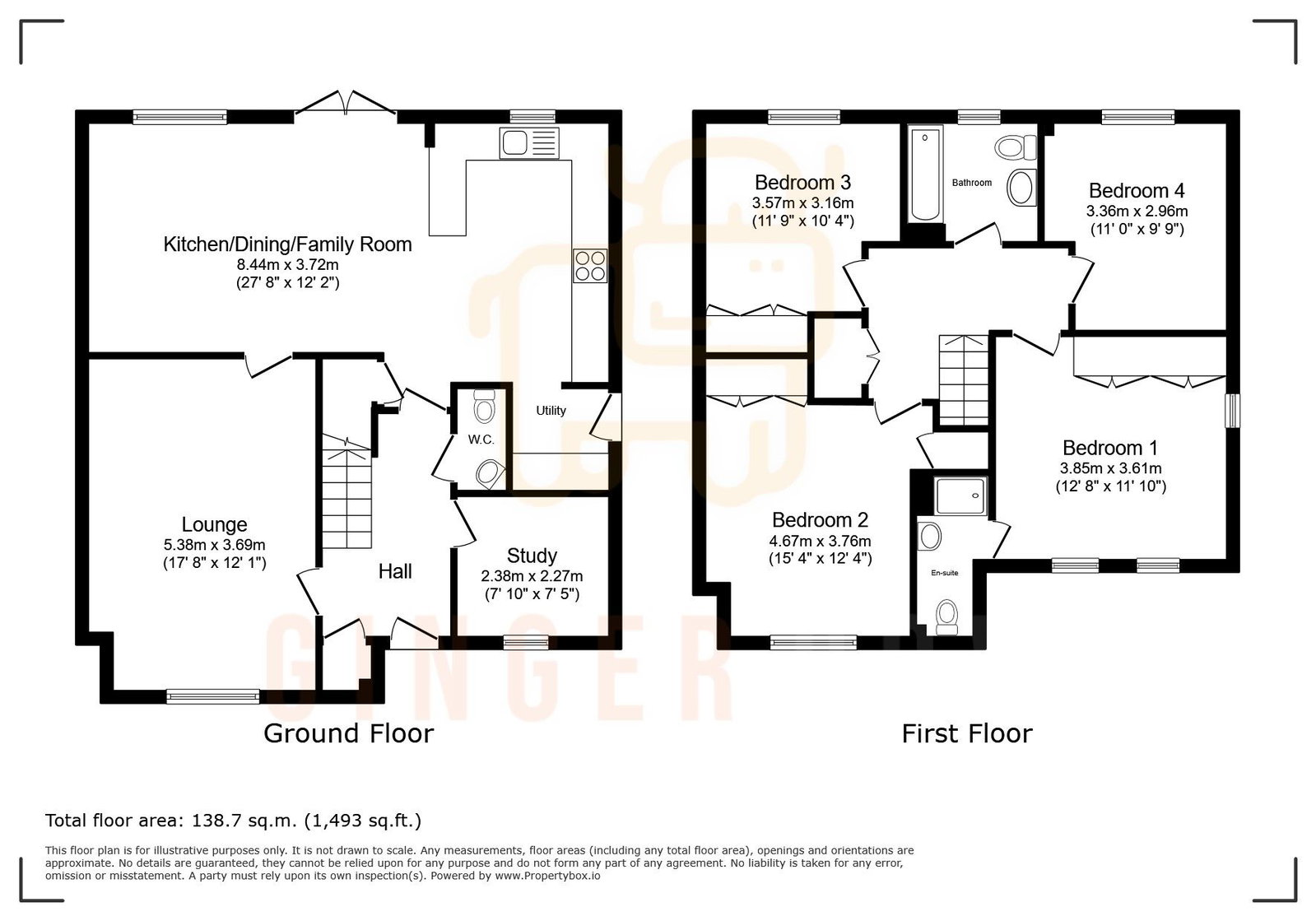 3, Natterjack Road, Wixams floorplan