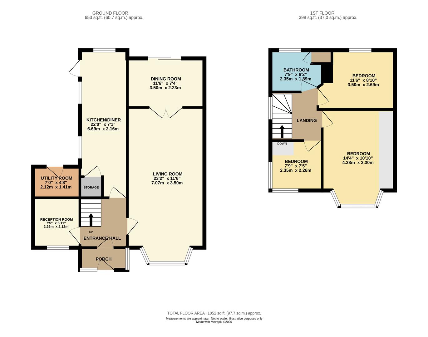 23, Lacey Avenue, Wilmslow floorplan