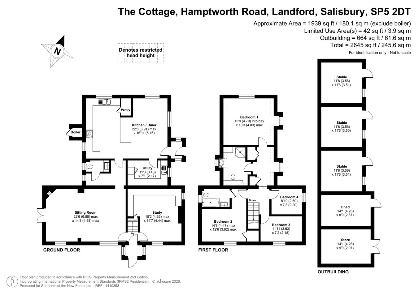 The Cottage, Hamptworth Road, Salisbury floorplan