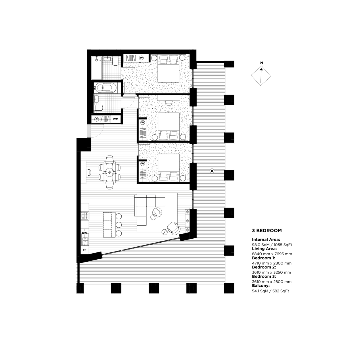 102 Pinnacle House, 4, Schooner Road, London floorplan