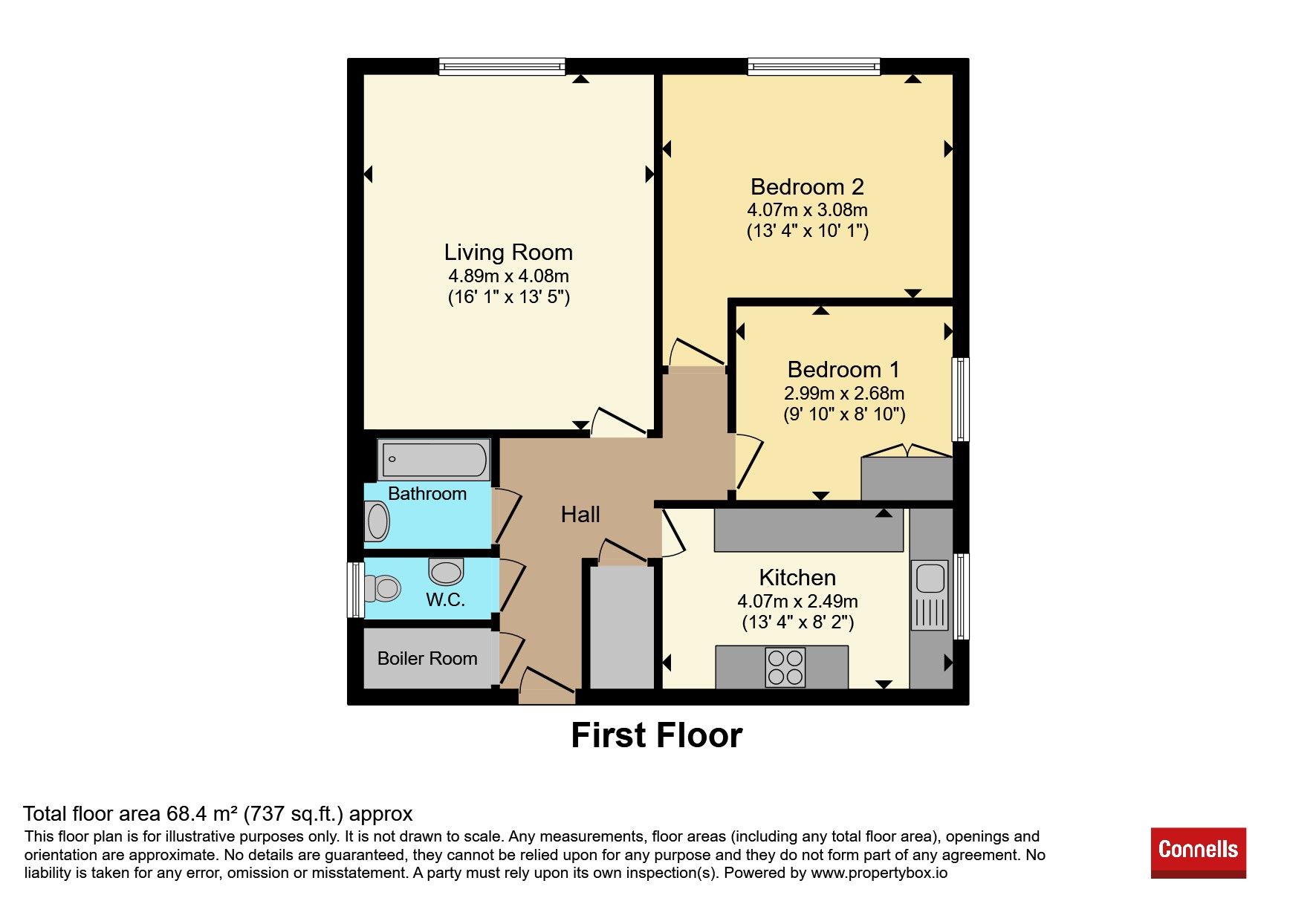 FLAT 8, 101, Grandfield Avenue, Watford floorplan