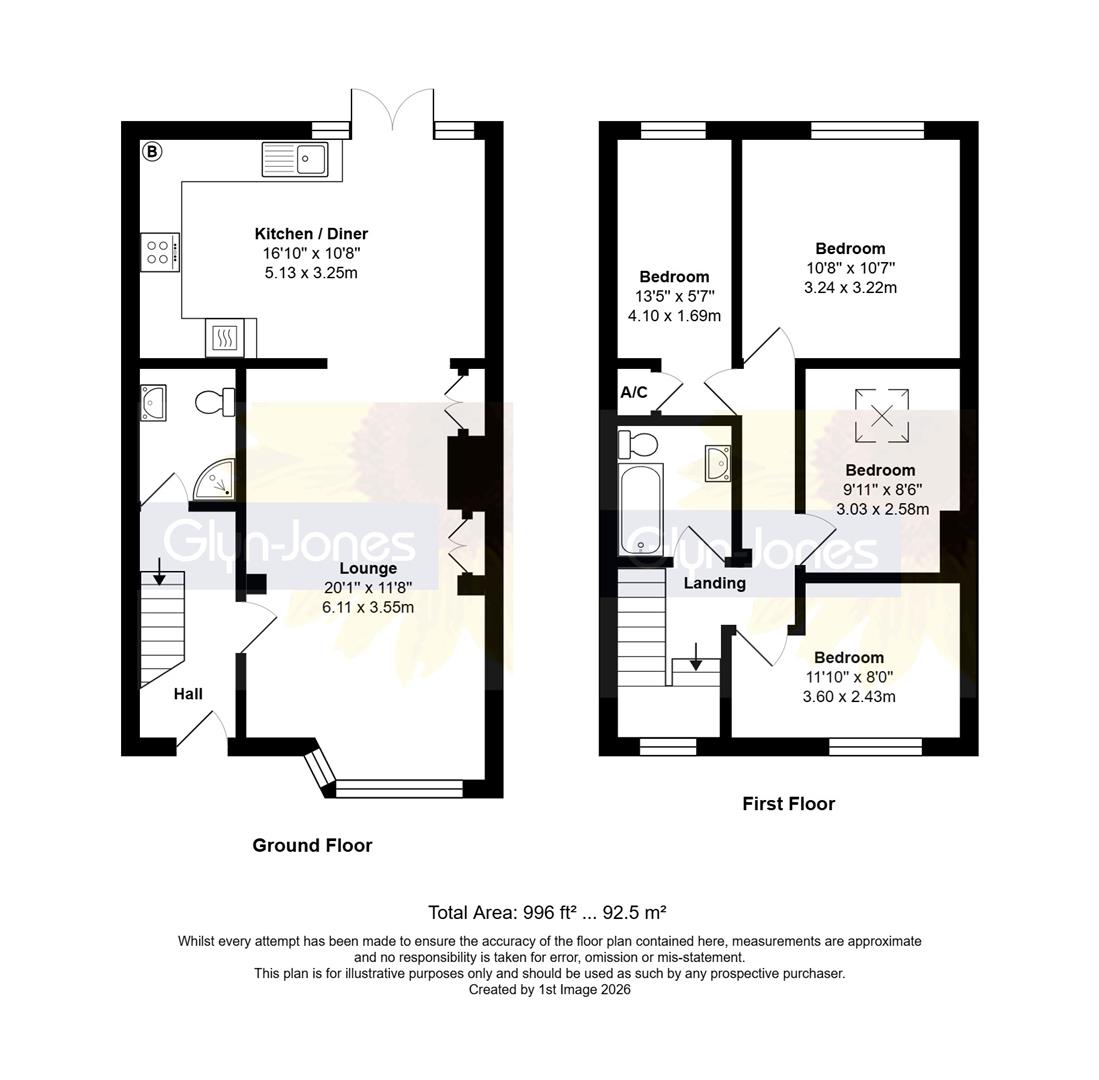 15, Northway Road, Littlehampton floorplan
