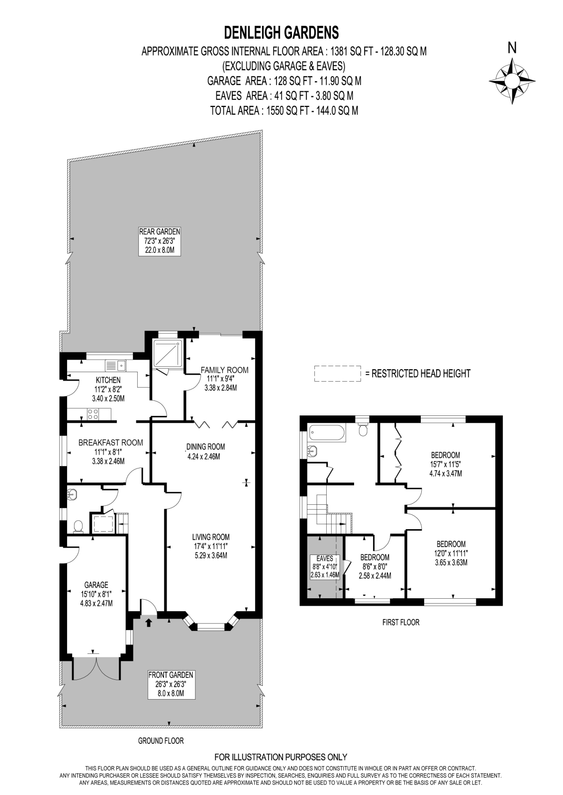 9, Denleigh Gardens, Surrey floorplan
