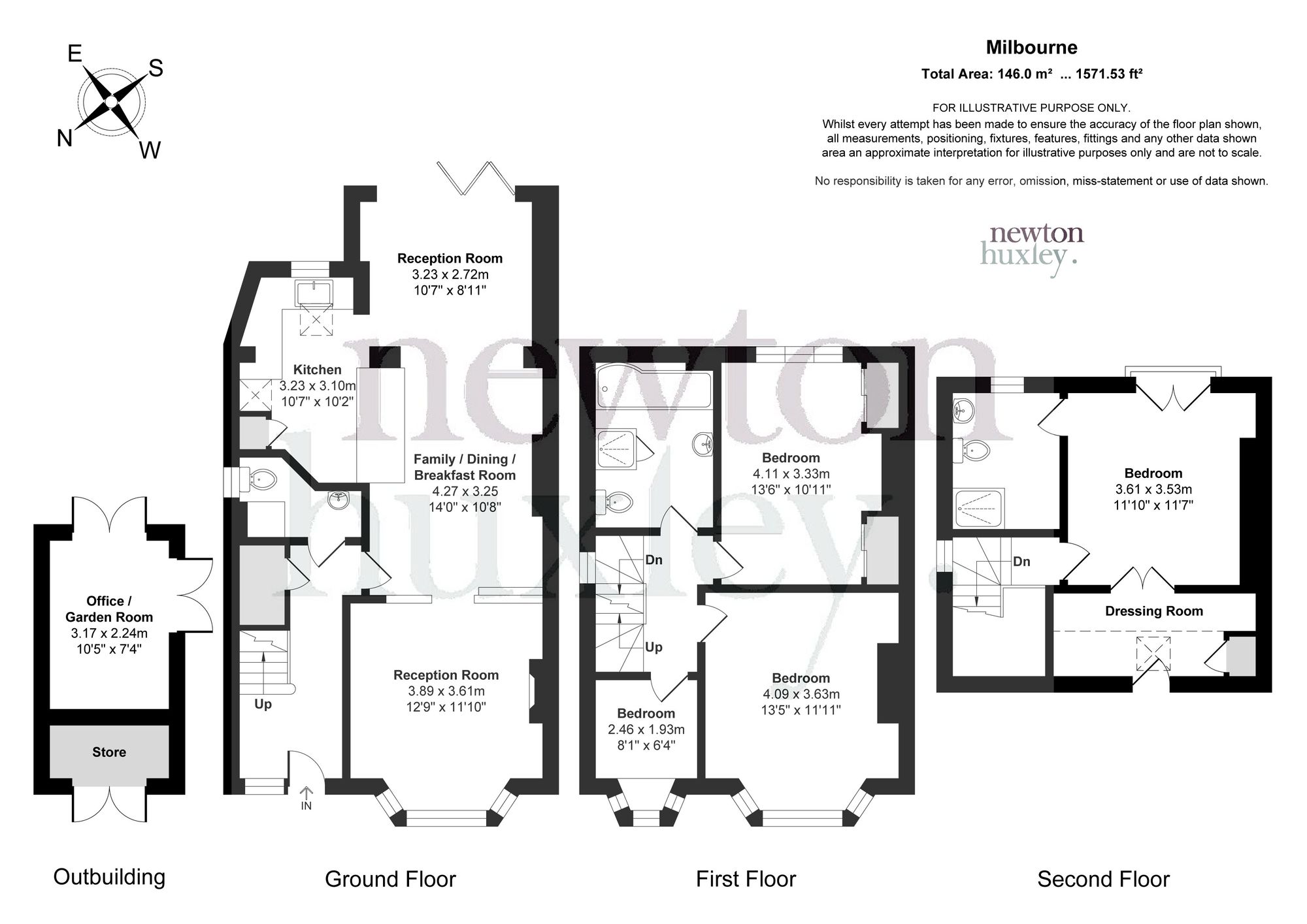 58 Milbourne Lane, Esher floorplan