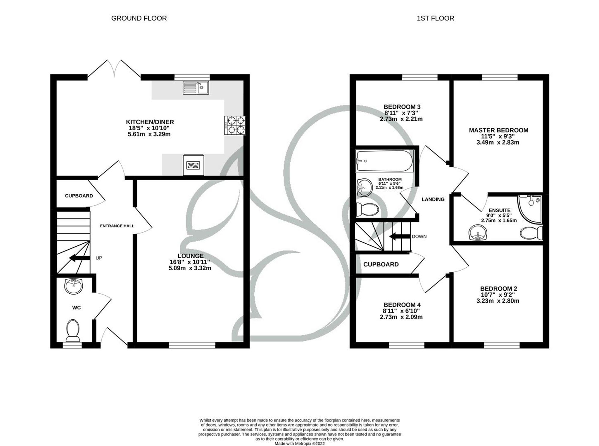 3 Guilford Way, Sudbury floorplan