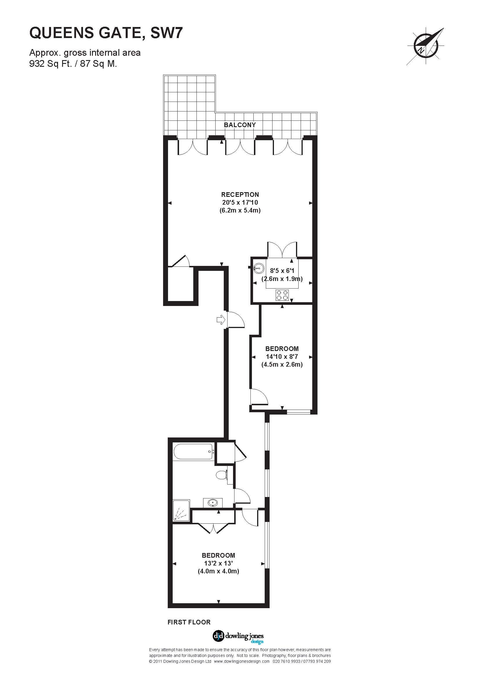 2 Bedrooms Flat to rent in Queen's Gate, South Kensington SW7
