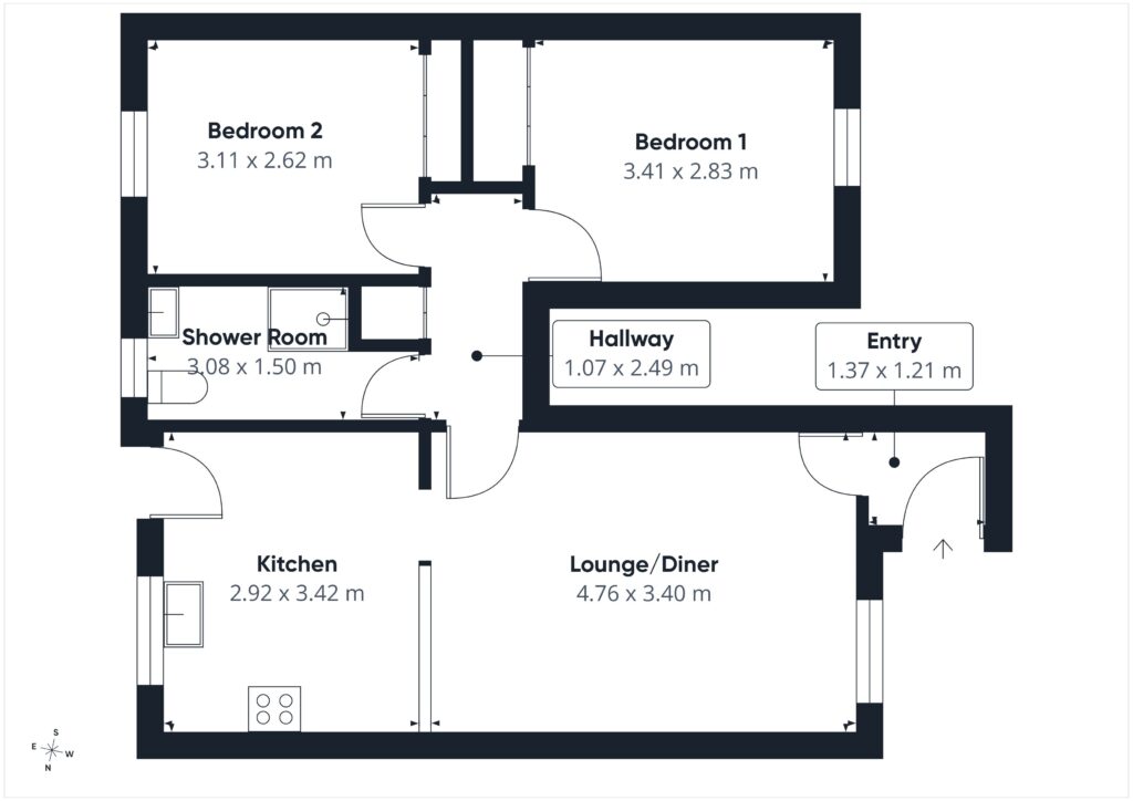 13, Duntrune Place, lochgilphead floorplan