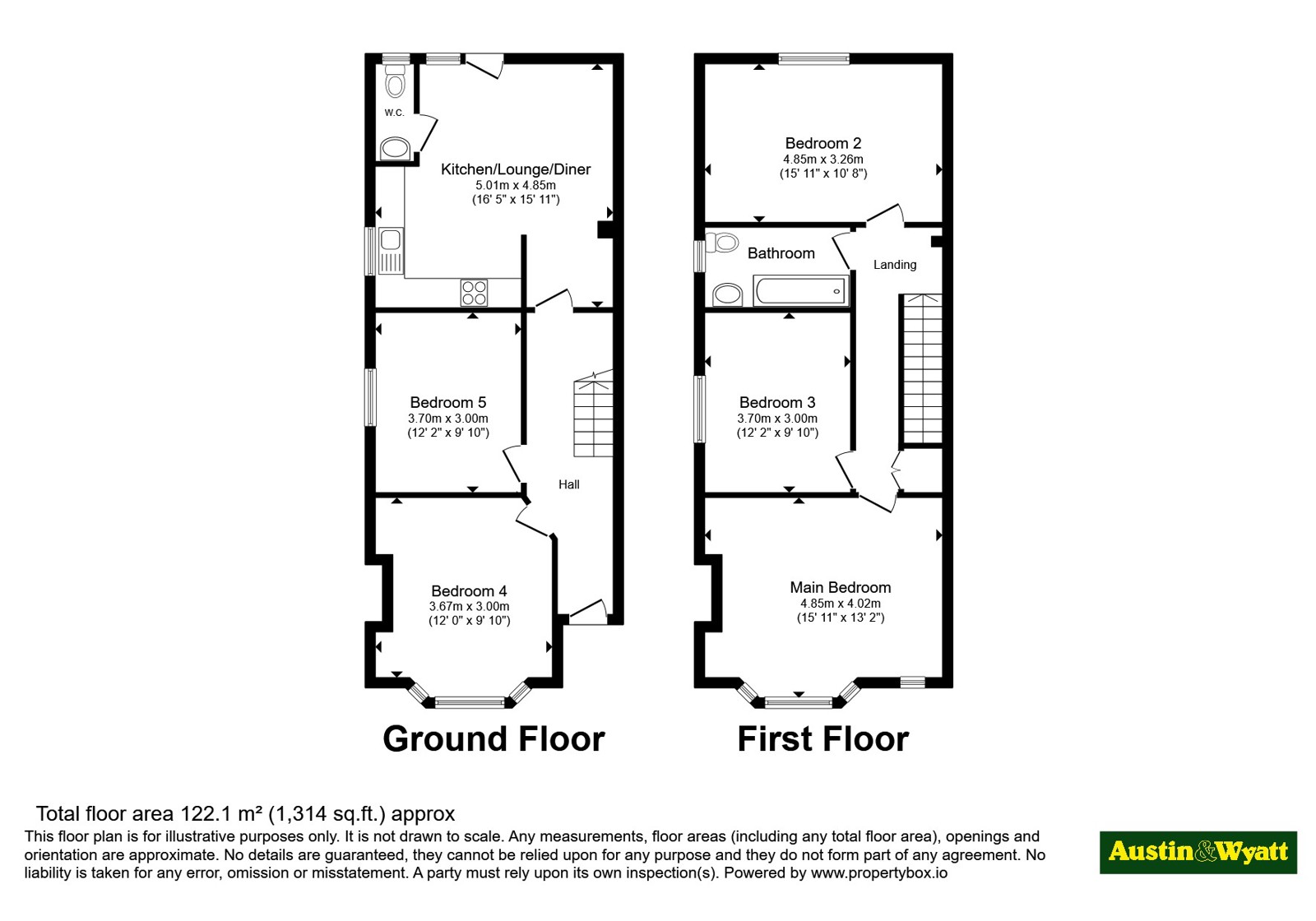 54, Harborough Road, Hampshire floorplan