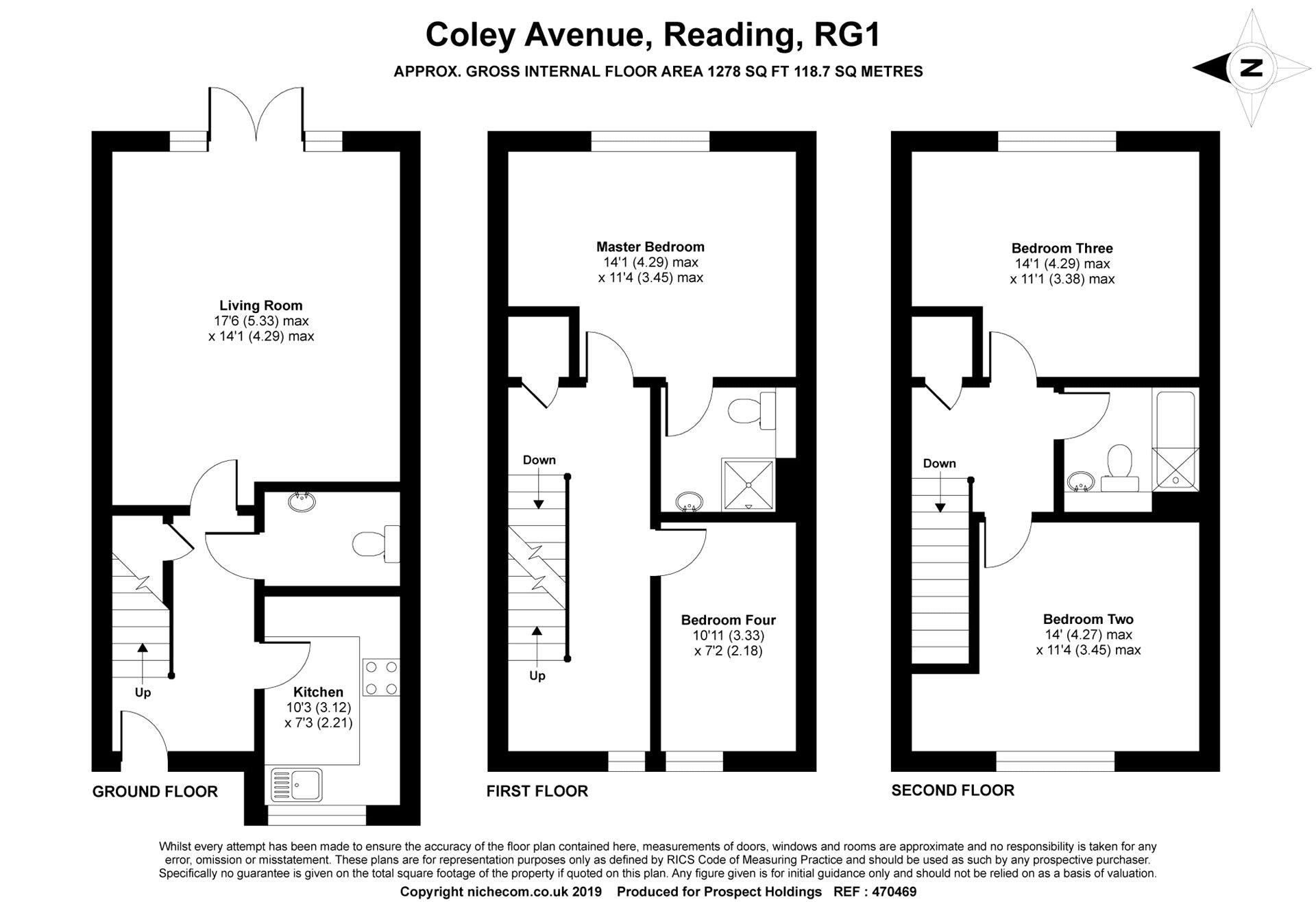 4 Bedrooms Terraced house to rent in Coley Avenue, Reading, Berkshire RG1