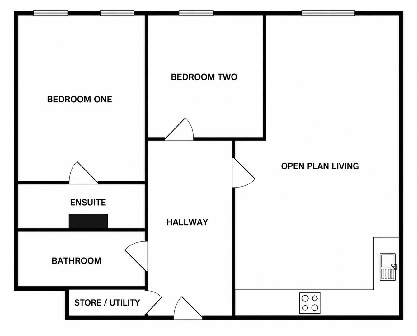 Flat 55, Tate House 5-7, New York Road, Leeds floorplan