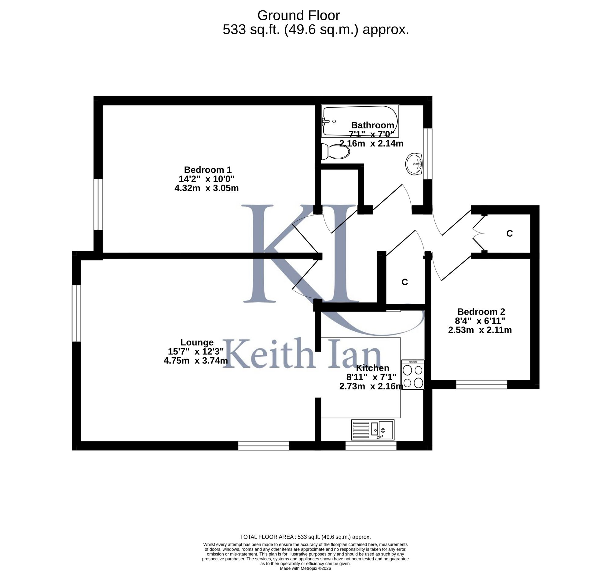 128 Trapstyle Road, Ware floorplan