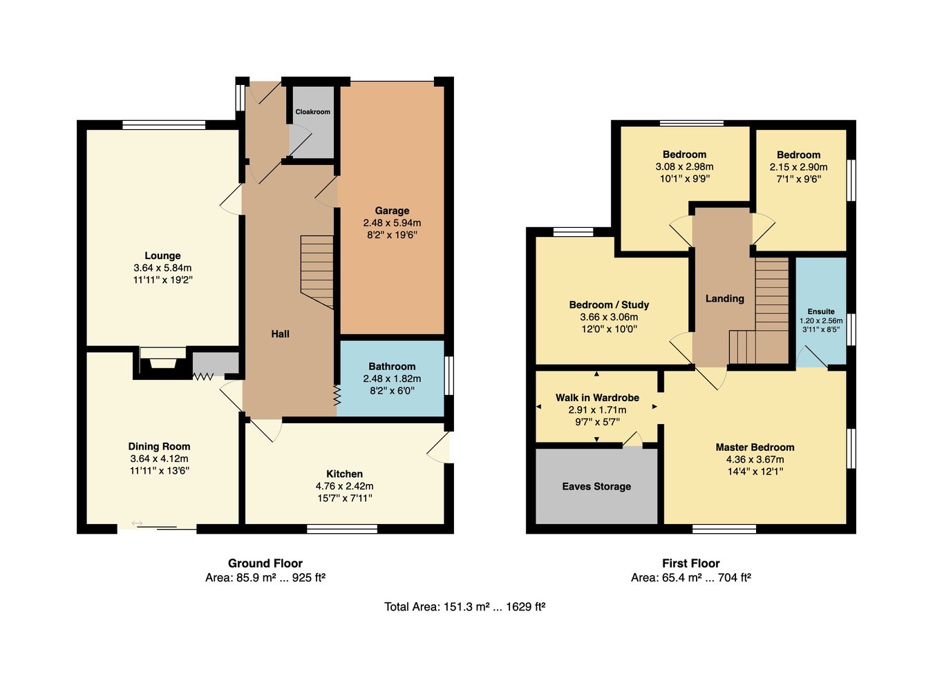 2, Balmoral Close, Bury floorplan