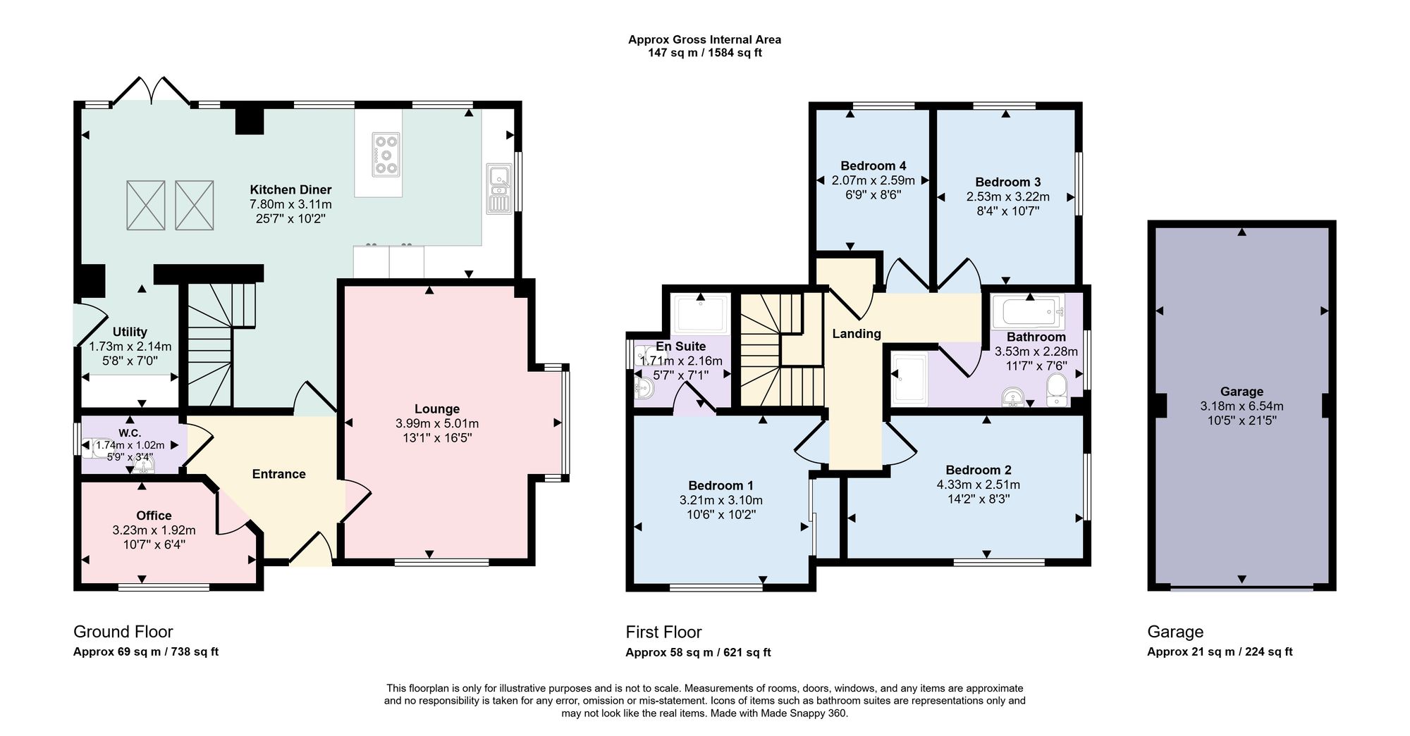 30 Chiltern Crescent, Eastleigh floorplan