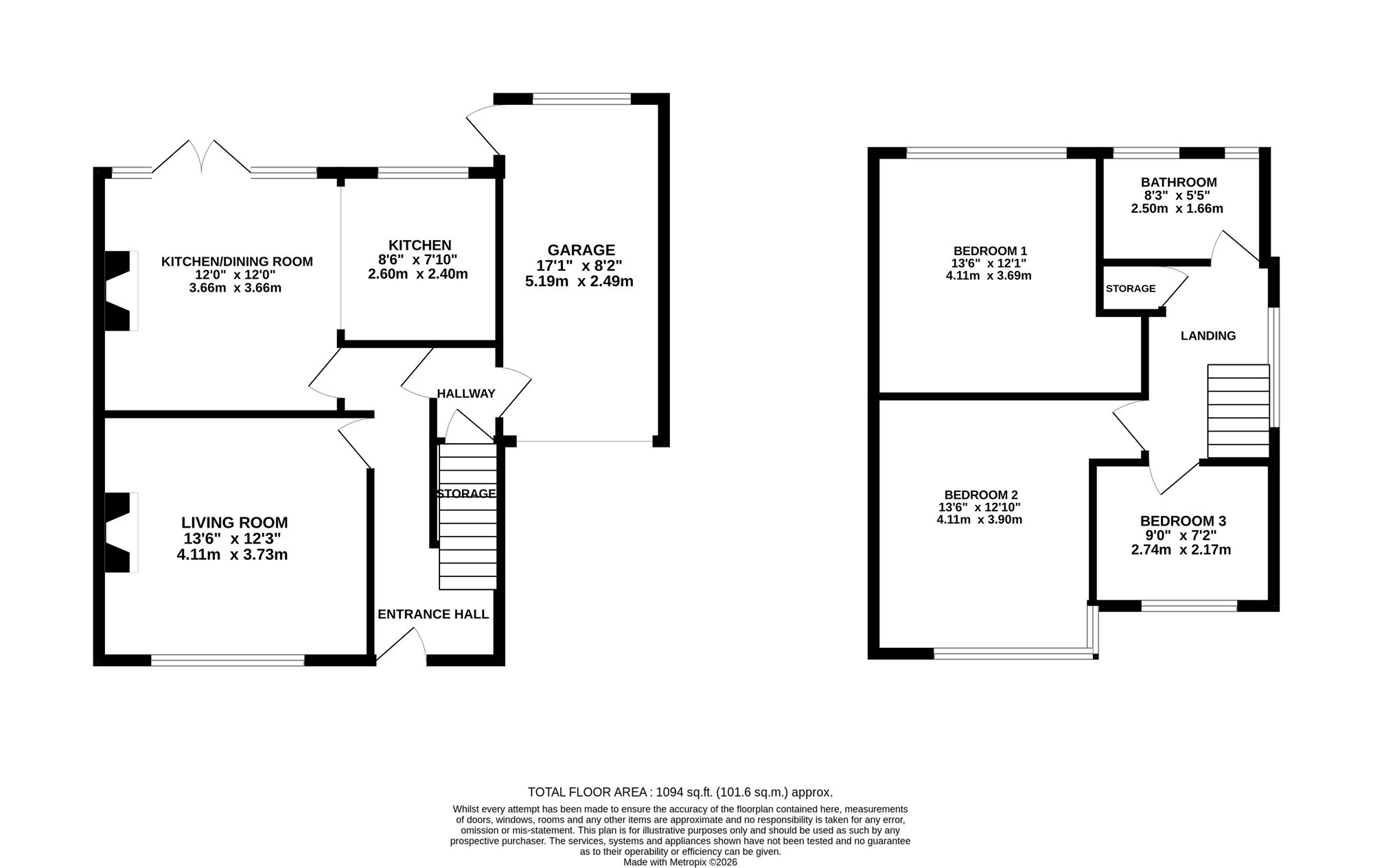 7, Quarry Close, Stockton Brook, ST9 floorplan