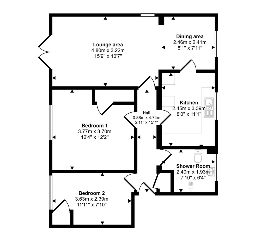 14, Harrington Court, HERTFORD floorplan