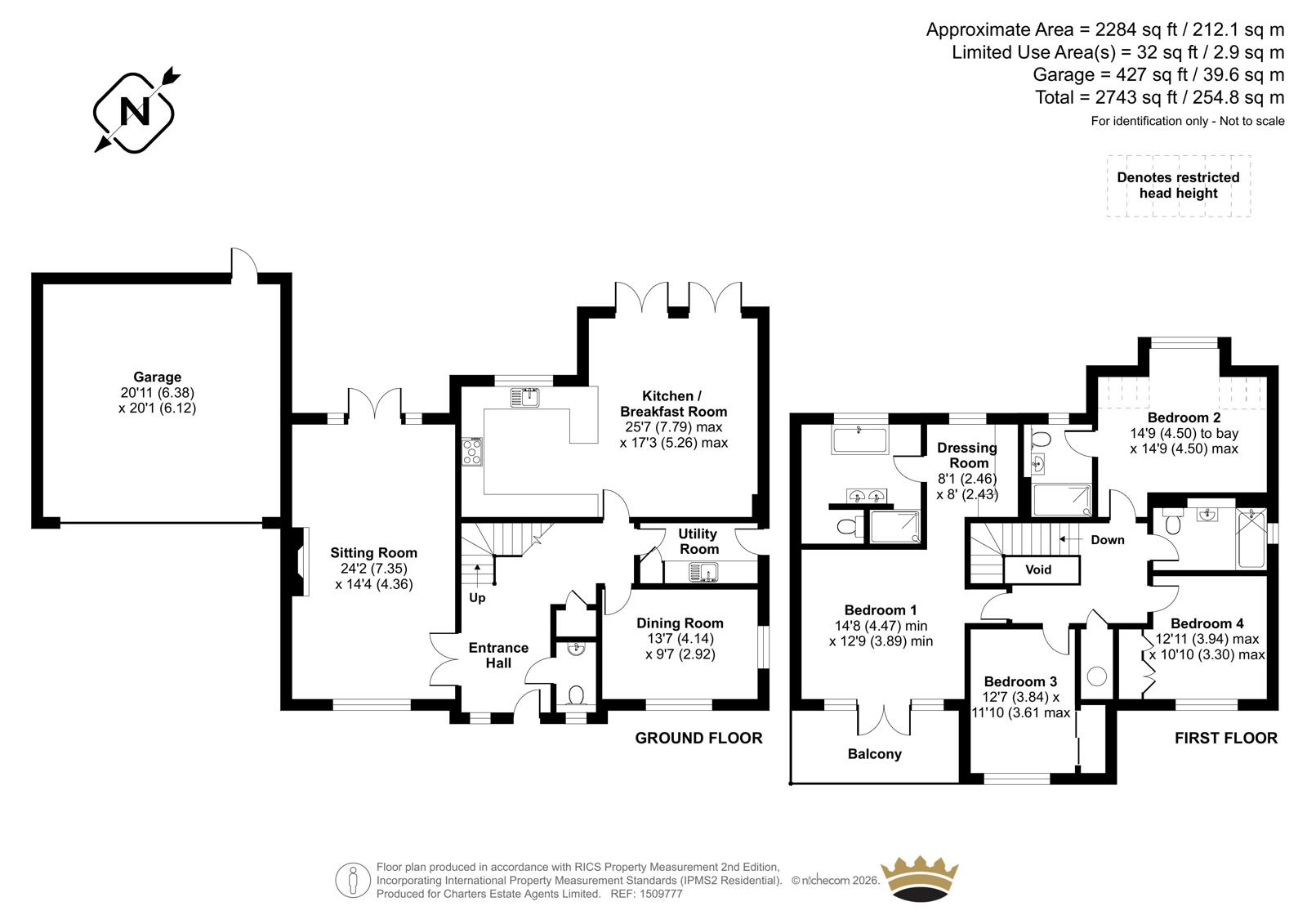 46, Willowbourne, Hampshire floorplan