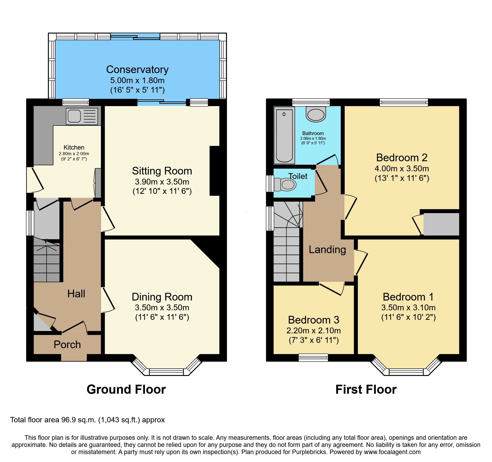 9, Gibson Gardens, Saffron Walden floorplan
