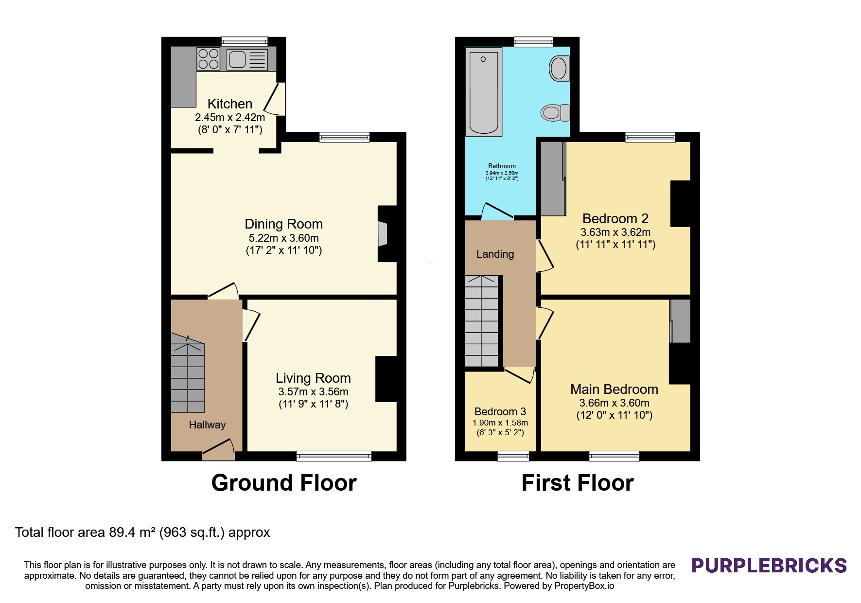 4, Upper Gloucester Street, Salford floorplan