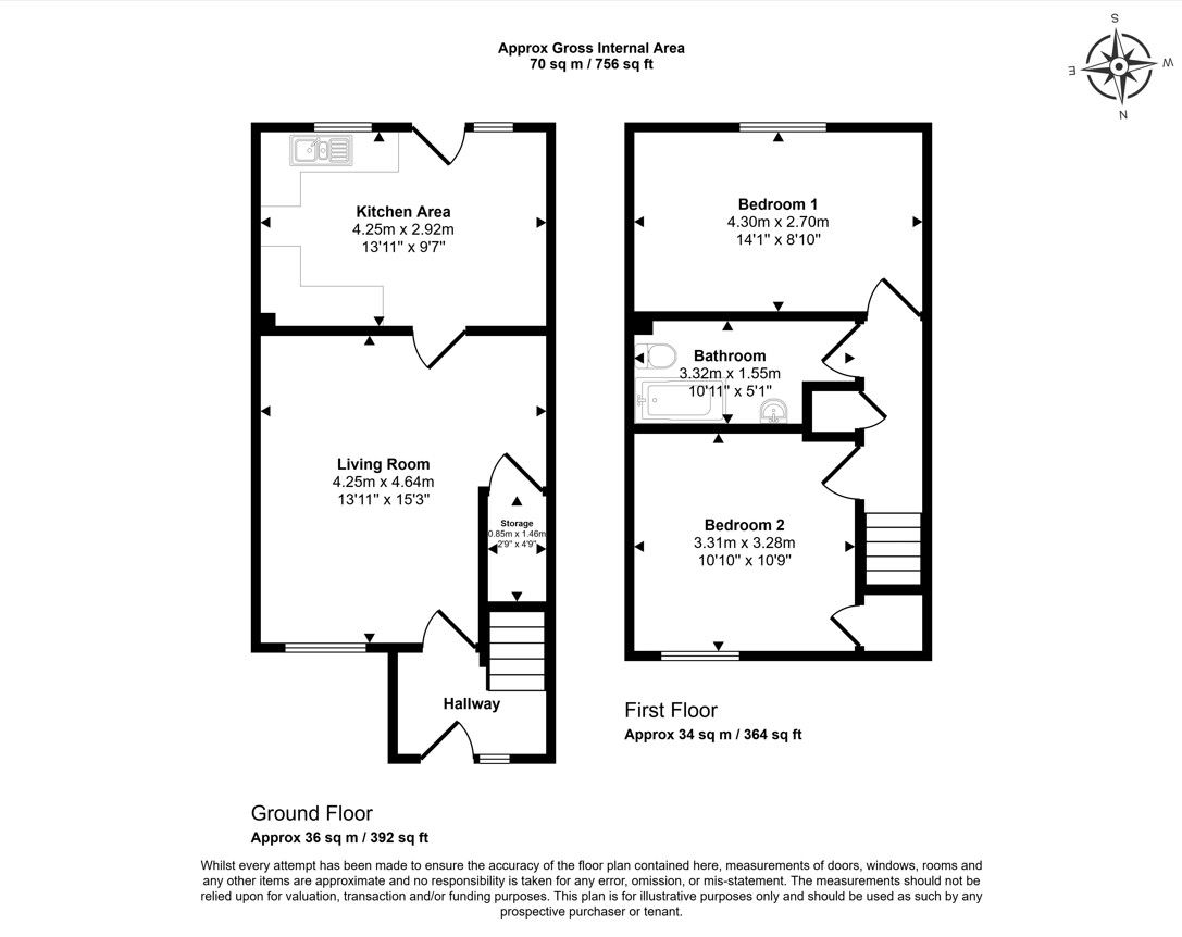 4 Hebble Brook Close, Halifax floorplan