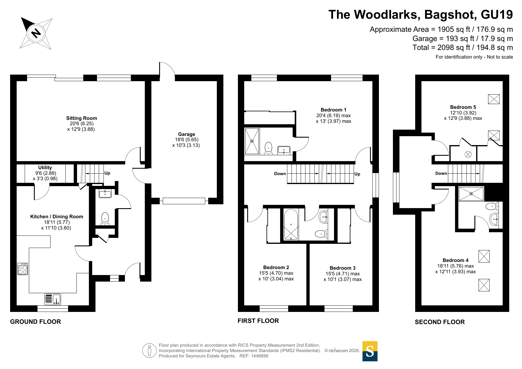 1, The Woodlarks, Surrey floorplan