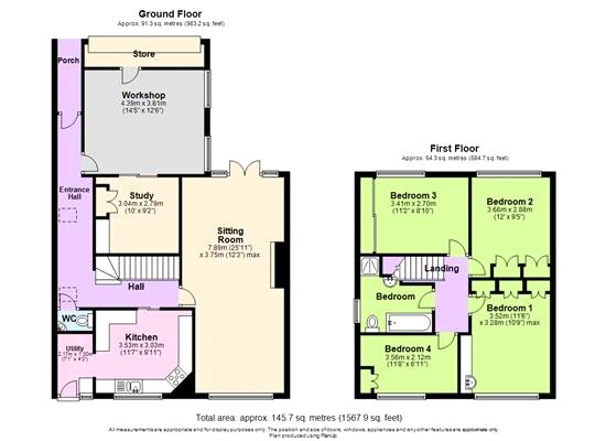 4 Bedrooms Detached house for sale in The Chase, Cashes Green, Stroud, Gloucestershire GL5