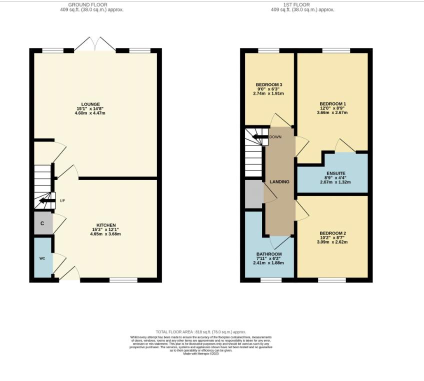 21, Holland Park, Hull floorplan