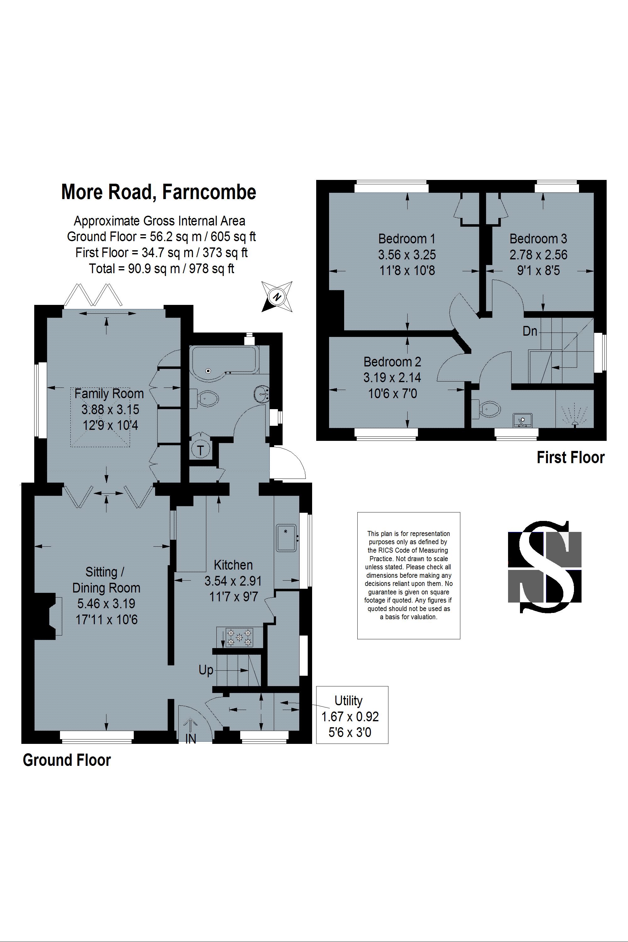 3 Bedrooms Semi-detached house for sale in More Road, Godalming GU7