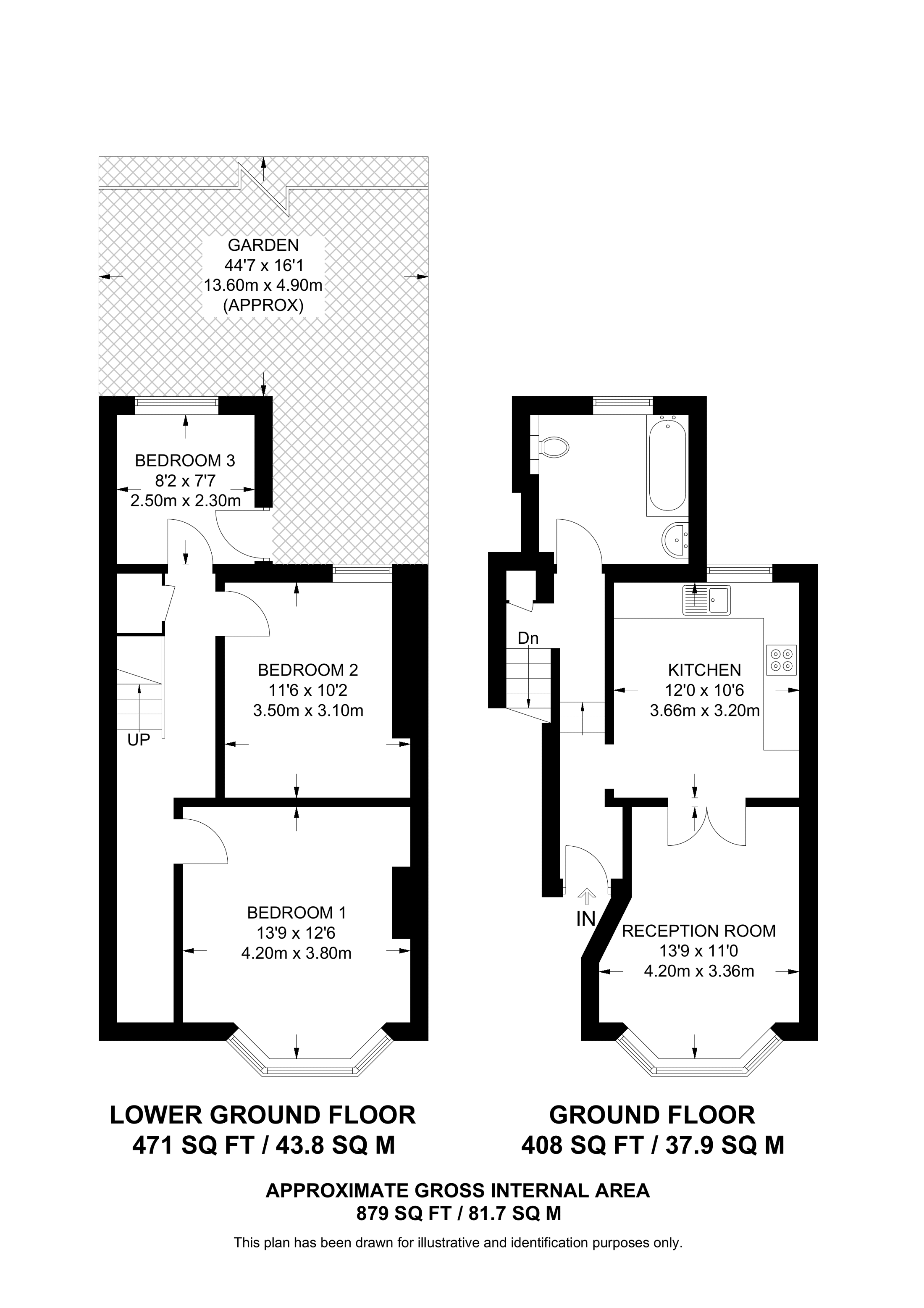 Bellfields Road, Brixton floorplan
