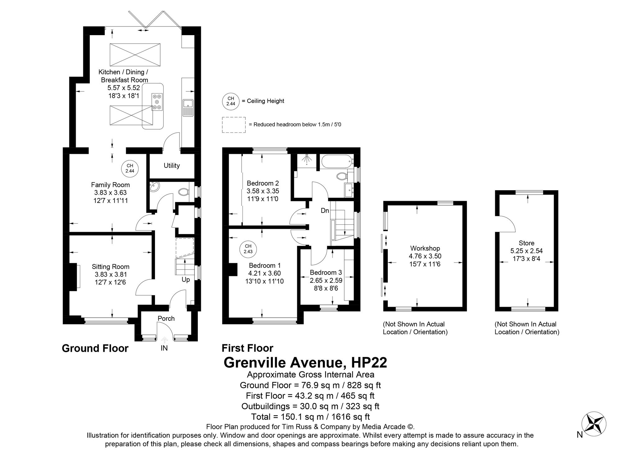 73 Grenville Avenue, Aylesbury floorplan