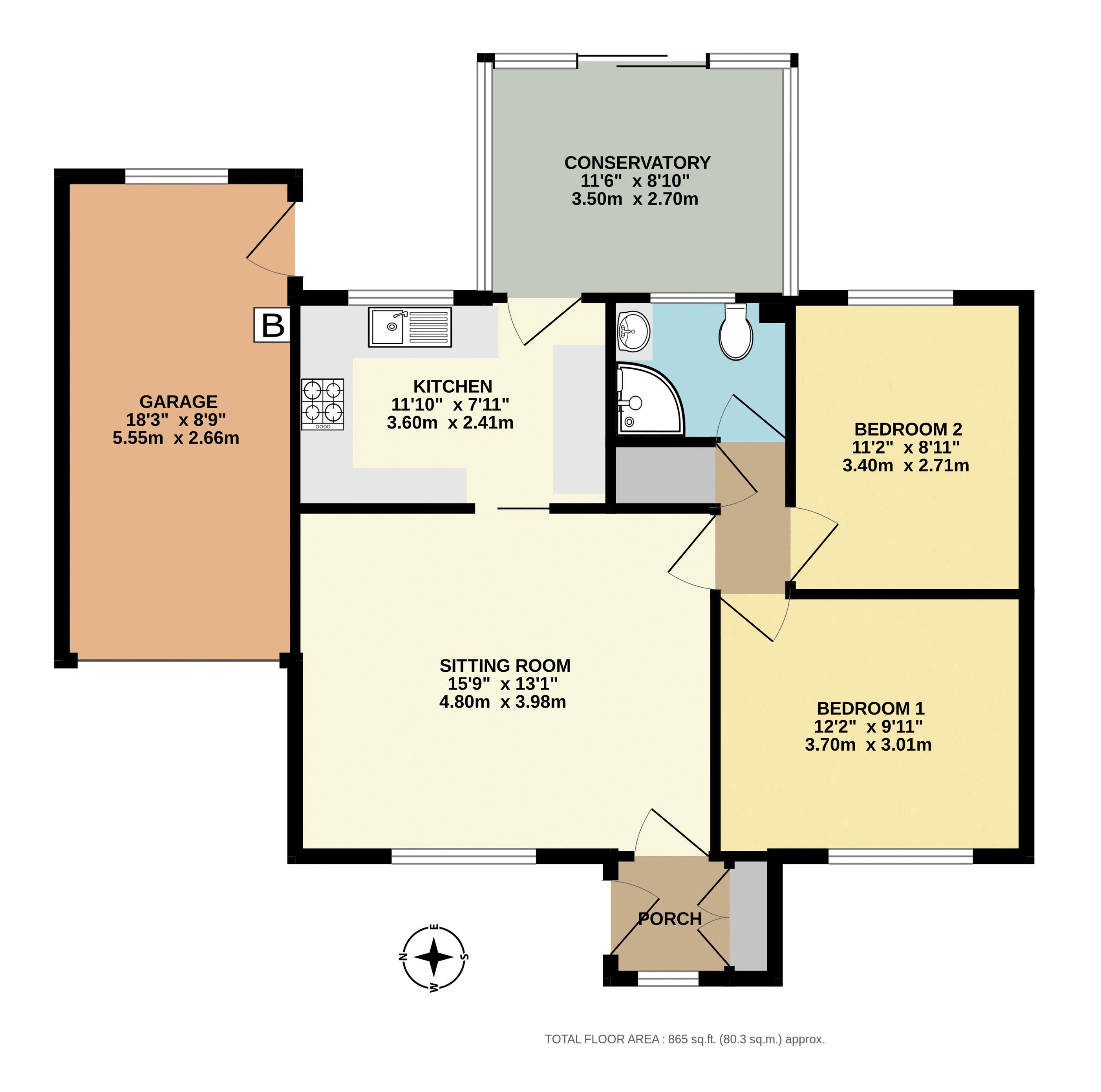 24, Manor Farm, Chard floorplan